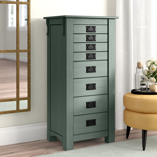 Lark Manor Begley 19.63'' Wide Jewelry Armoire with Mirror & Reviews